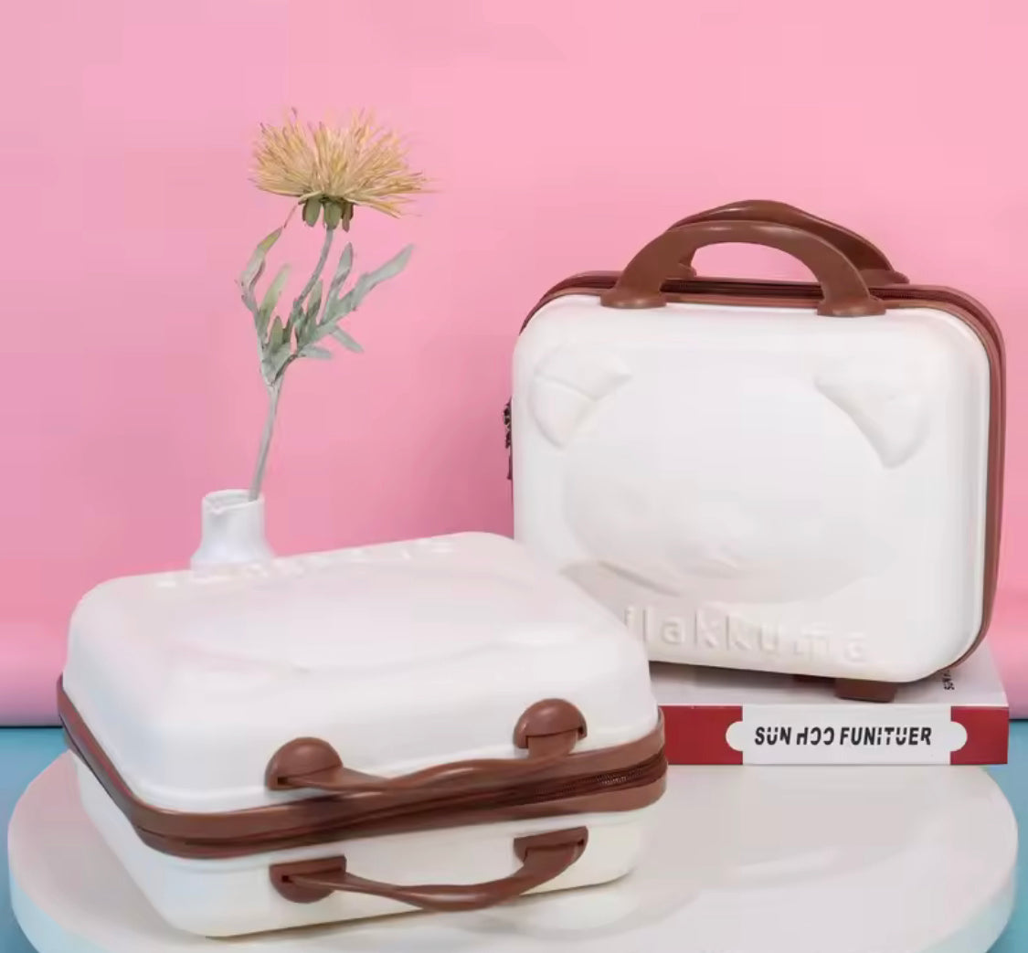 Portable Mini Bear Makeup Handbag, Mini Bear Travel Cosmetic Bag, Durable Zipper Cosmetic Bag Portable Mini Bear Makeup Handbag, Mini Bear Travel Cosmetic Bag, Durable Zipper Cosmetic Bag